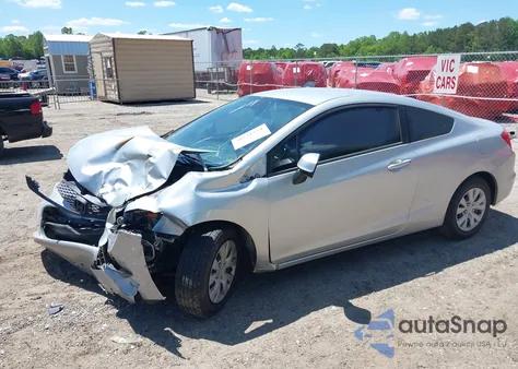 2012 Honda Civic Lx z USA, uszkodzony, nr VIN 2HGFG3B59CH503625